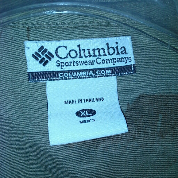 VINTAGE COLUMBIA MENS SHIRT SIZE XL 100% COTTON - Picture 2 of 4